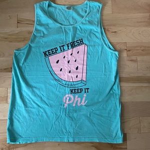 Alpha phi oversized tank